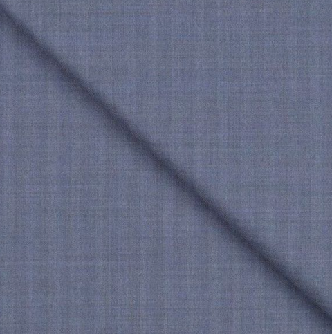 Lanificio Cerruti Super 180's Blue Gray Herringbone