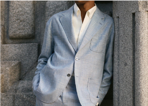 Spring Linen Blend Suit