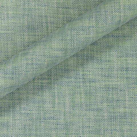 Lanificio Ferla Summer Light Green Herringbone