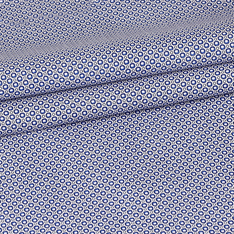 Canclini Blue Printed Dots Shirt