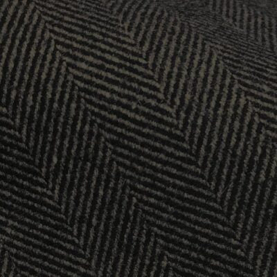 Huddersfield Dark Gray Herringbone Overcoat