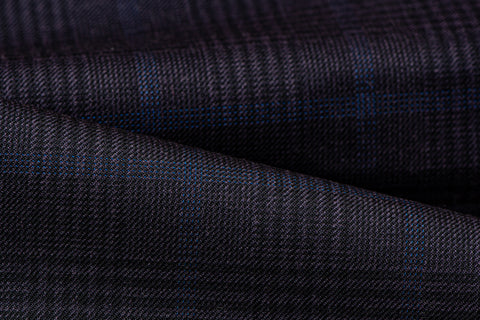 Huddersfield Purple Blue Black Check Blazer